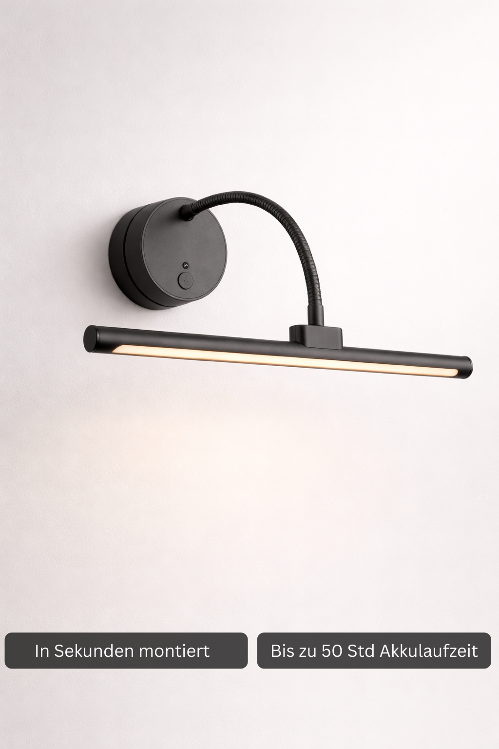 Rimo Wall - Selbstklebende LED-Akku-Wandlampe