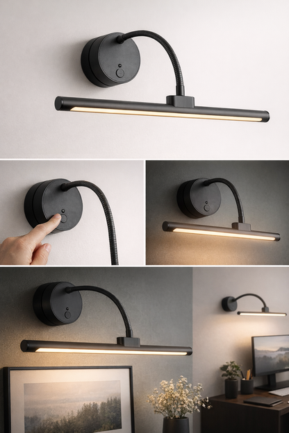 Rimo Wall - Selbstklebende LED-Akku-Wandlampe