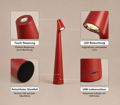 Rimo Table - Kabellose-LED-Tischlampe
