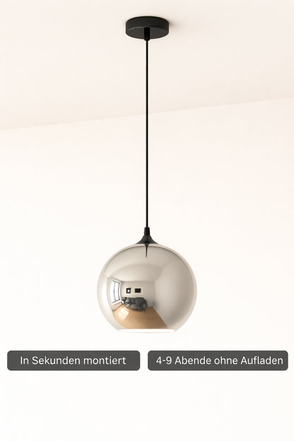 Rimo Carl - Selbstklebende Akku-Hängelampe