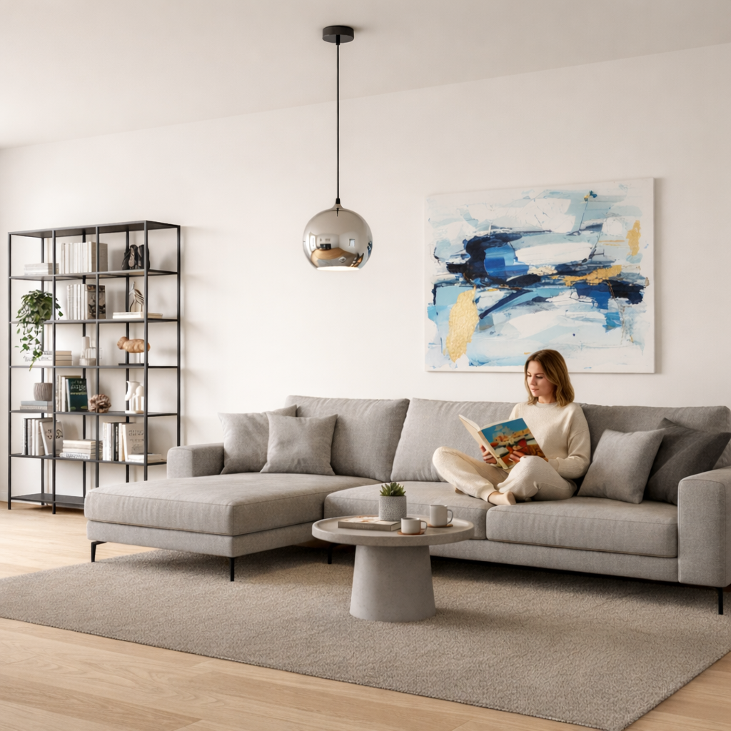 Rimo Carl - Selbstklebende Akku-Hängelampe