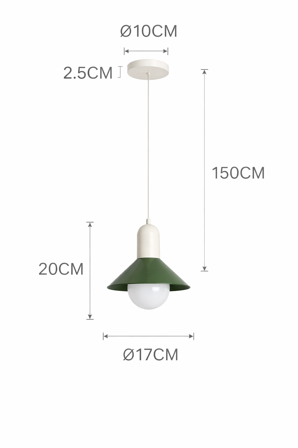 Rimo Balance - Selbstklebende Akku-Hängelampe