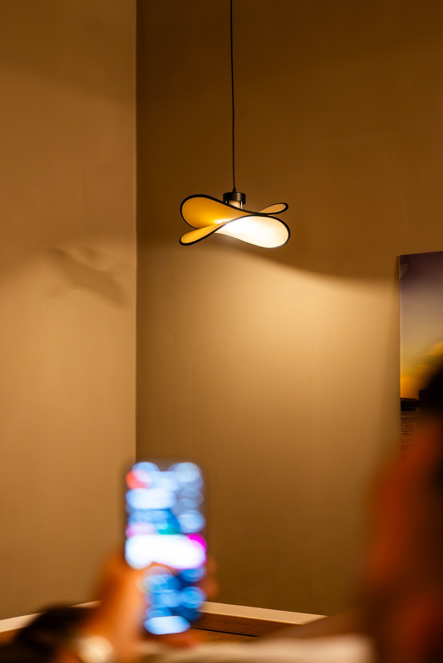 Rimo Birgit - Selbstklebende Akku-Hängelampe